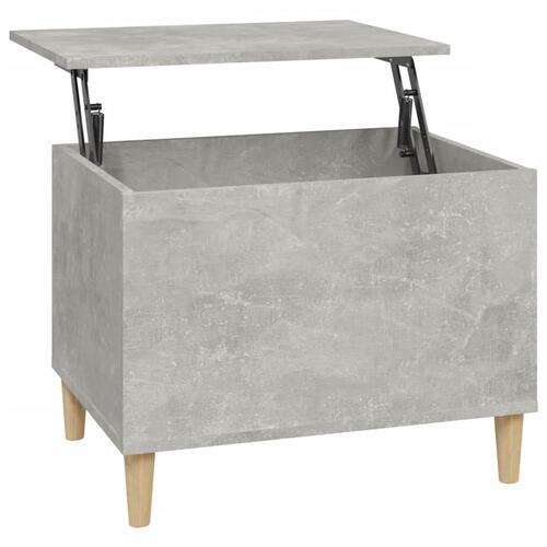 Sofabord 60x44,5x45 cm konstrueret træ betongrå