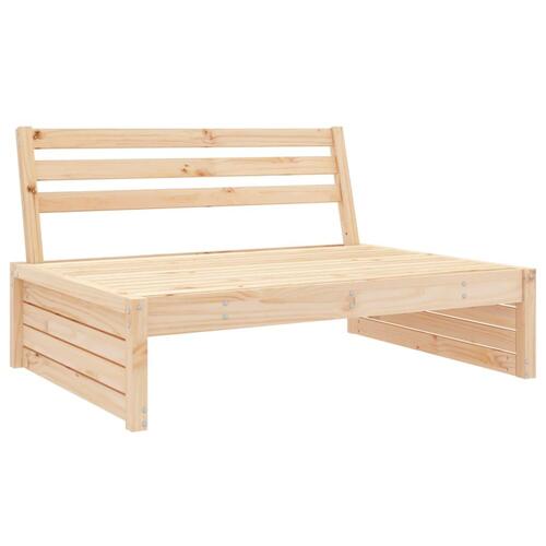 Midtermodul til havesofa 120x80 cm massivt fyrretræ