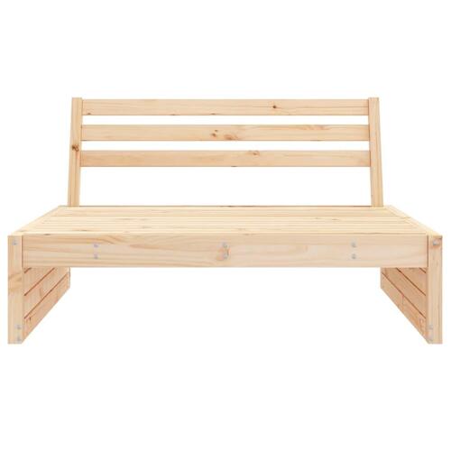 Midtermodul til havesofa 120x80 cm massivt fyrretræ