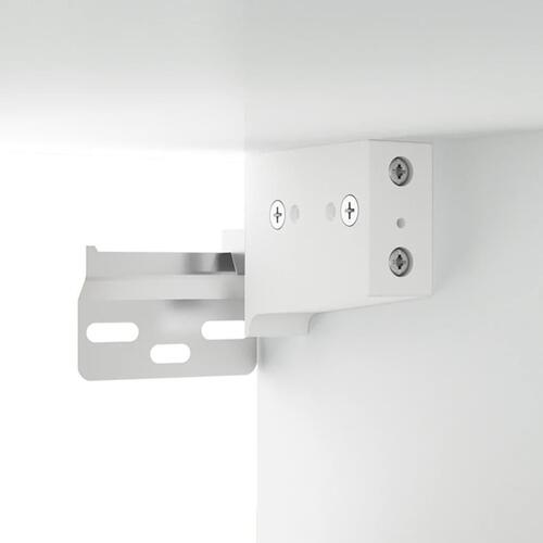 Vægskab 80x35x36,5 cm konstrueret træ hvid