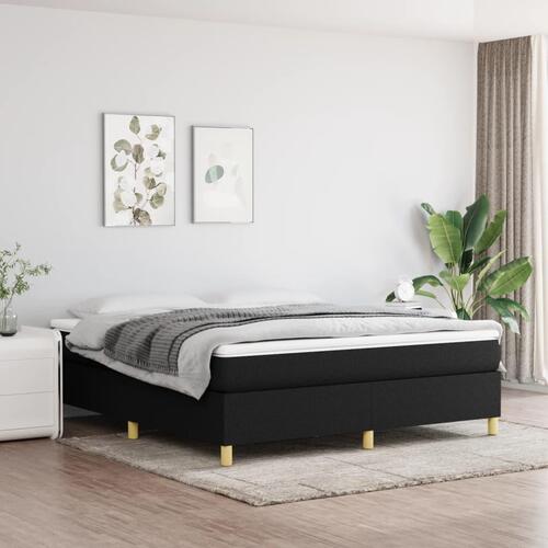 Sengeramme uden madras 180x200 cm stof sort
