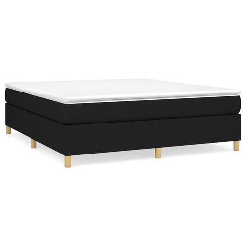 Sengeramme uden madras 180x200 cm stof sort