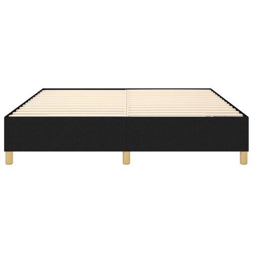 Sengeramme uden madras 180x200 cm stof sort