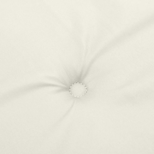 Bænkhynde 150 x 50 x 7 cm - meleret cremefarvet