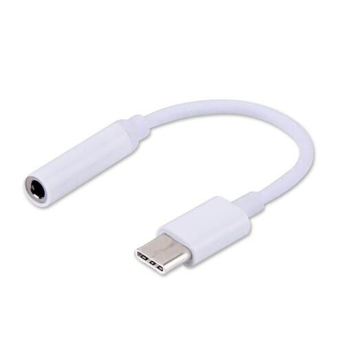 Savio USB-C til 3,5 mm jack adapter - Hvid 0,12 m (AK-35)