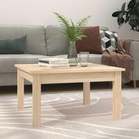 Sofabord 55x55x30 cm massivt fyrretræ