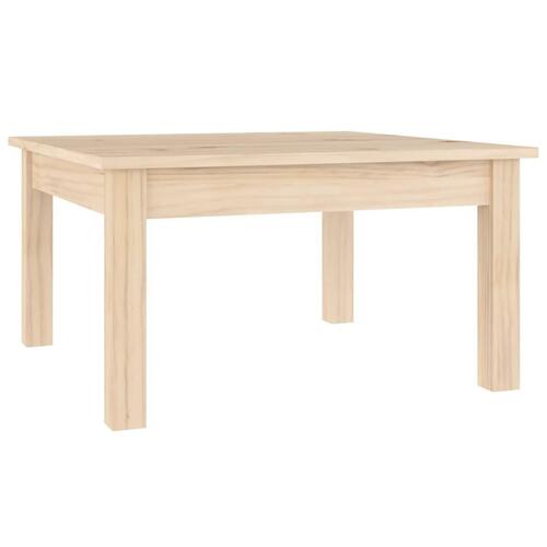Sofabord 55x55x30 cm massivt fyrretræ
