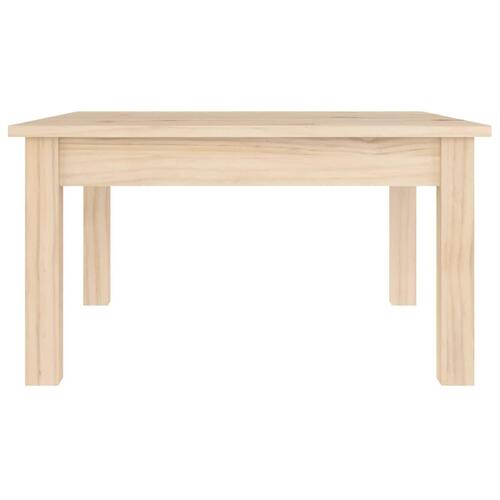 Sofabord 55x55x30 cm massivt fyrretræ