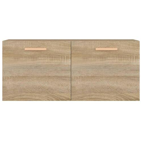 Vægskab 80x35x36,5 cm konstrueret træ sonoma-eg