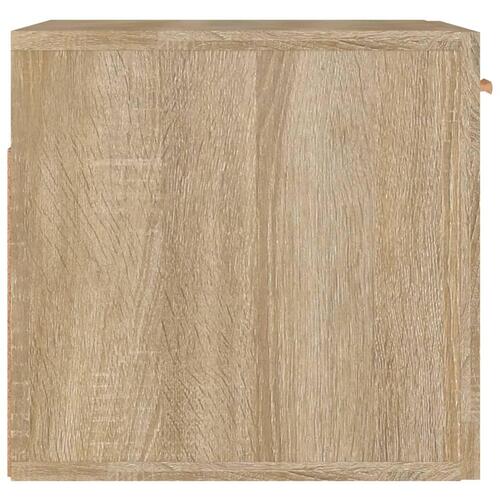 Vægskab 80x35x36,5 cm konstrueret træ sonoma-eg