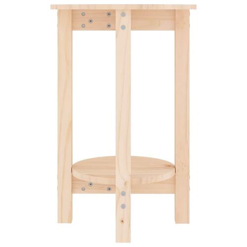 Sofabord Ø 55x60 cm massivt fyrretræ