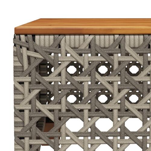 Sofasæt 5 dele med hynder polyrattan grå