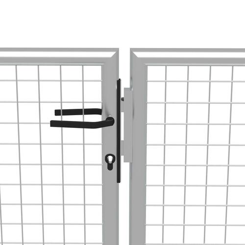 Havelåge galvaniseret stål 415 x 150 cm sølvfarvet