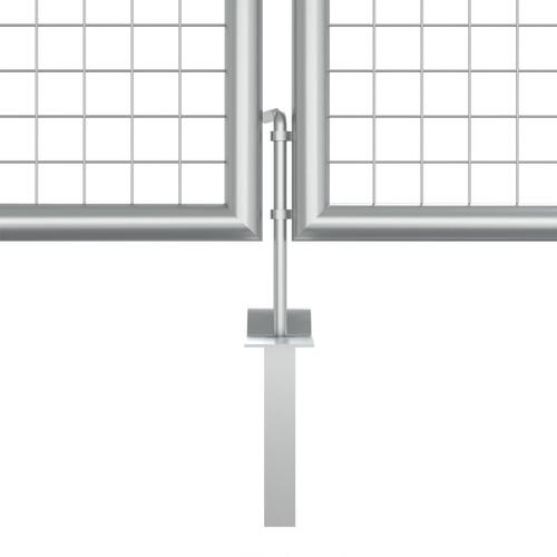 Havelåge galvaniseret stål 415 x 175 cm sølvfarvet