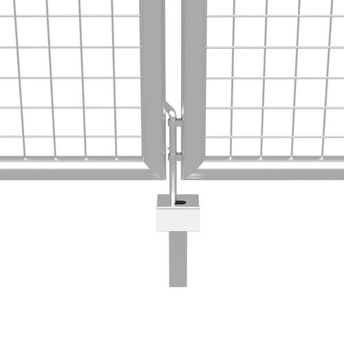 Havelåge galvaniseret stål 415 x 200 cm sølvfarvet