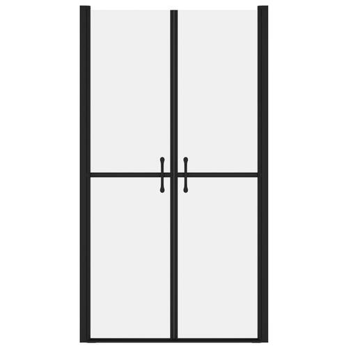 Brusedør (83-86)x190 cm sikkerhedsglas matteret