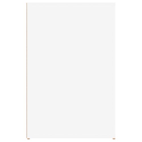 Skrivebord 100x49x75 cm konstrueret træ hvid