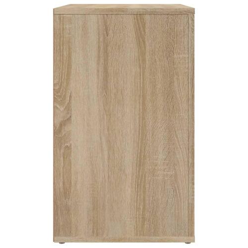 Sengebord 50x36x60 cm konstrueret træ Sonoma egetræsfarve