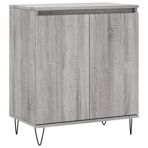 Skænk 60x35x70 cm konstrueret træ grå sonoma-eg