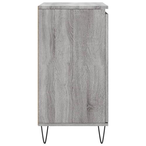 Skænk 60x35x70 cm konstrueret træ grå sonoma-eg