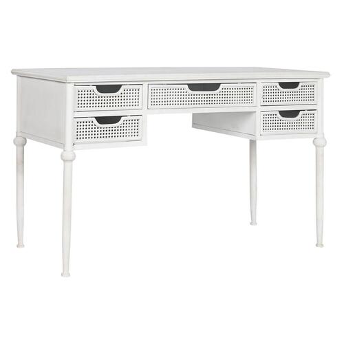 Skrivebord Home ESPRIT Hvid Metal 122 x 50 x 76 cm
