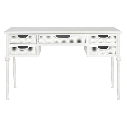 Skrivebord Home ESPRIT Hvid Metal 122 x 50 x 76 cm