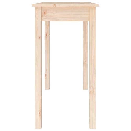 Konsolbord 110x40x75 cm massivt fyrretræ
