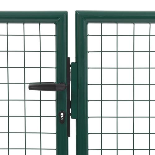 Havelåge 350 x 125 cm stål grøn