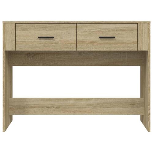 Konsolbord 100x39x75 cm konstrueret træ sonoma-eg