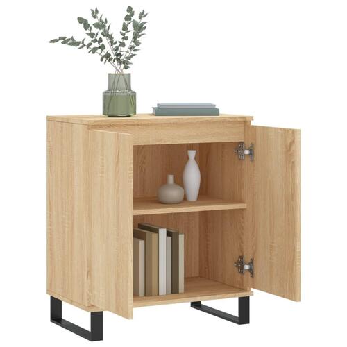 Skænk 60x35x70 cm konstrueret træ sonoma-eg