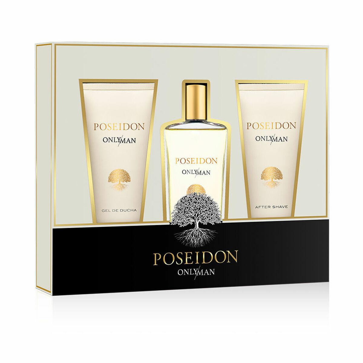 Parfume sæt til mænd Poseidon EDT Only Man 3 Dele