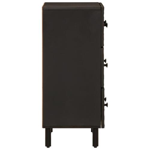 Skab 60x33x75 cm massivt mangotræ sort