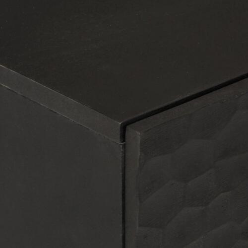 Skab 60x33x75 cm massivt mangotræ sort