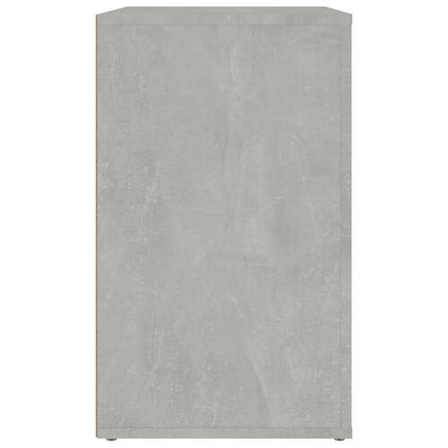 Sengebord 50x36x60 cm konstrueret træ betongrå