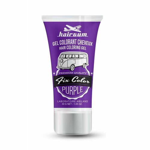 Ikke Permanent Farve Hairgum Fix Color Lilla Stylingel (30 ml)