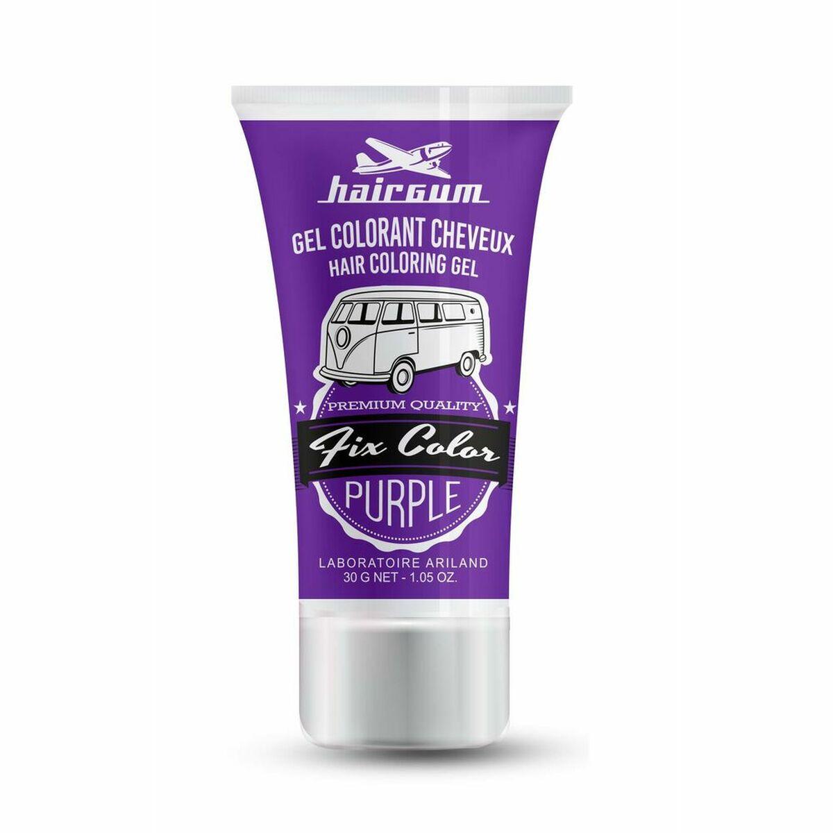 Ikke Permanent Farve Hairgum Fix Color Lilla Stylingel (30 ml)
