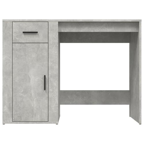Skrivebord 100x49x75 cm konstrueret træ betongrå