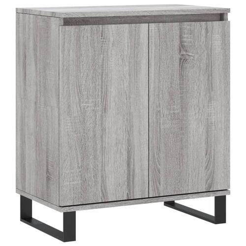 Skænk 60x35x70 cm konstrueret træ grå sonoma-eg
