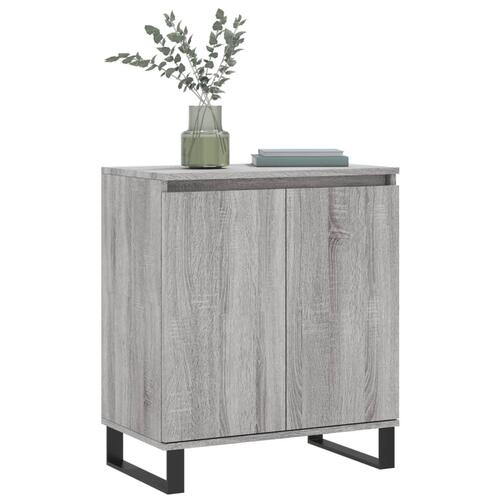 Skænk 60x35x70 cm konstrueret træ grå sonoma-eg