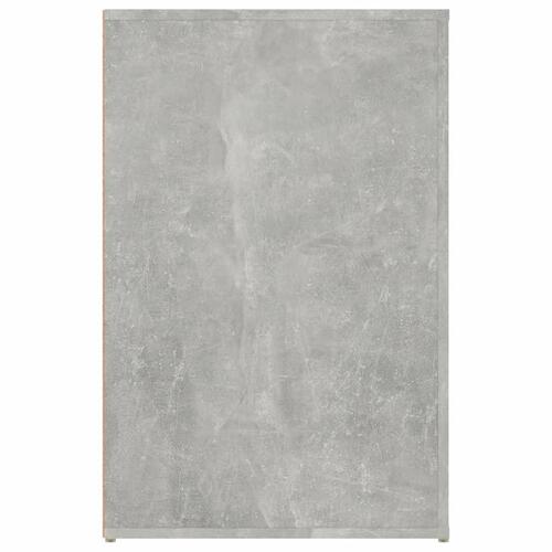 Skrivebord 100x49x75 cm konstrueret træ betongrå