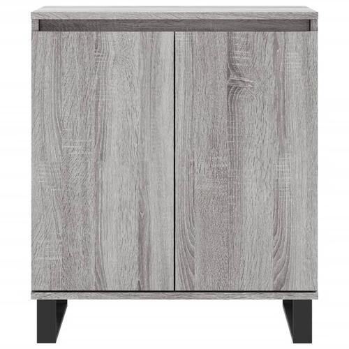 Skænk 60x35x70 cm konstrueret træ grå sonoma-eg