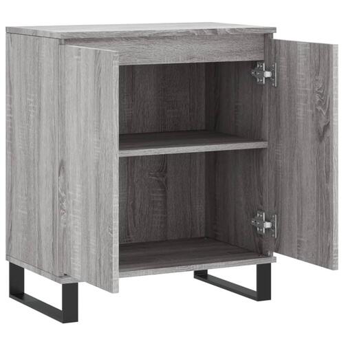 Skænk 60x35x70 cm konstrueret træ grå sonoma-eg