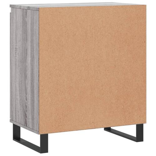 Skænk 60x35x70 cm konstrueret træ grå sonoma-eg