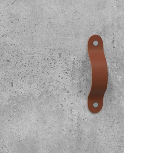 Skab 90x34x80 cm konstrueret træ betongrå