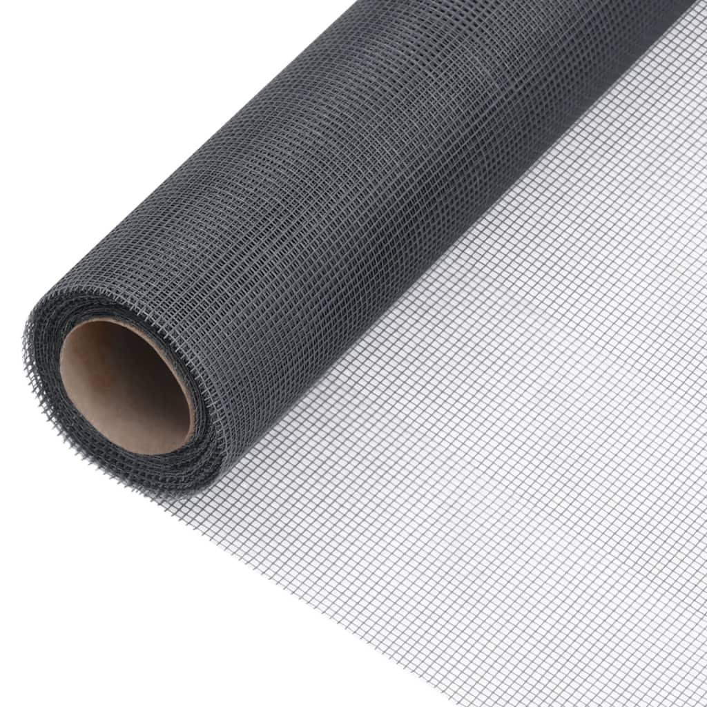 Net 80x2000 cm glasfiber grå