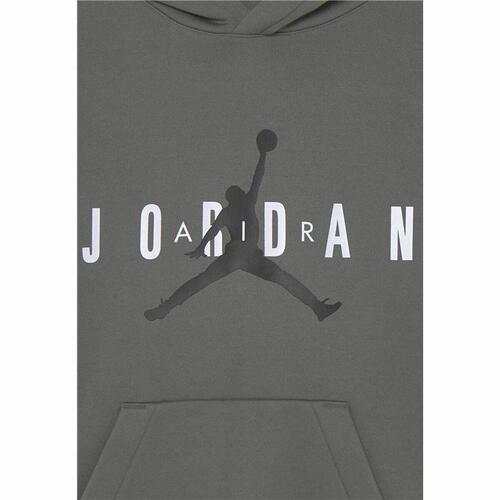 Hættetrøje til Børn Nike Jordan Jumpman Little Kids Grå 2-3 år