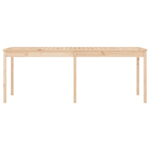 Havebord i massivt fyrretræ - 203,5 × 100 × 76 cm