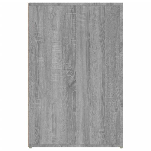 Skrivebord 100x49x75 cm konstrueret træ grå sonoma-eg
