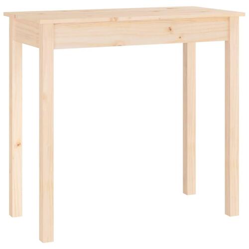 Konsolbord 80x40x75 cm massivt fyrretræ