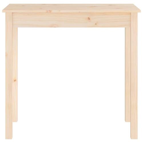 Konsolbord 80x40x75 cm massivt fyrretræ